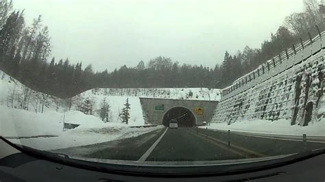 Japanese Mountains Snow And Tunnels Youtube