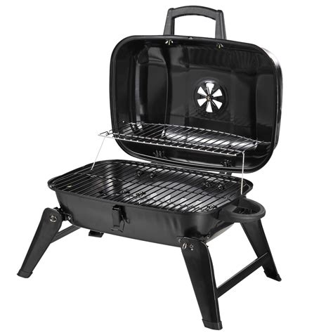 Outsunny Tabletop Portable Charcoal Grill Outdoor Folding Barbecue My Xxx Hot Girl