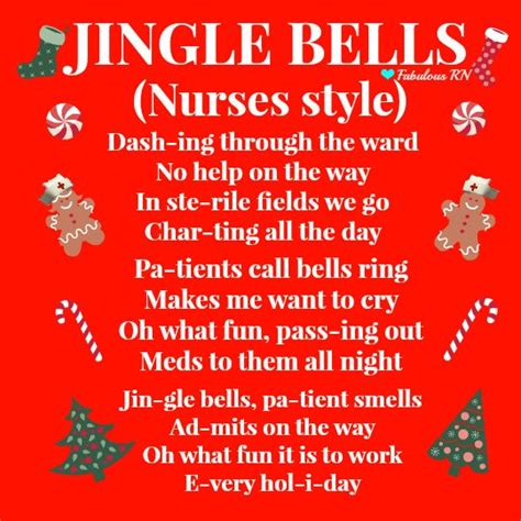 Jingle Bells Nurse Style Nurse Christmas Nurse Humor Nurse