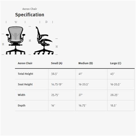 New Aeron Chair Graphite In Size C Authorized Dealer For Herman