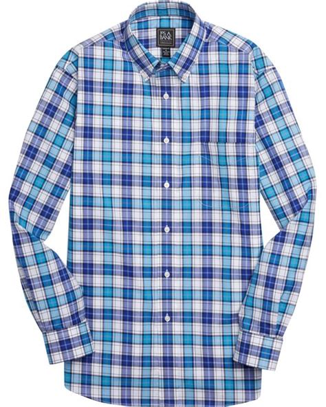 Lyst Jos A Bank Traveler Collection Tailored Fit Button Down Collar