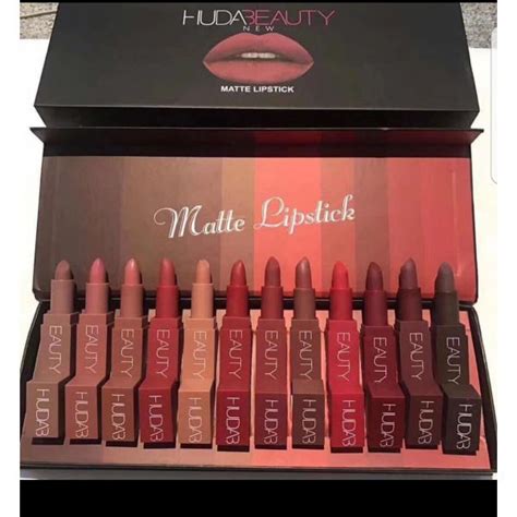 Buy Huda Beauty Cream Matte Lipstick Set 12pcs Online ₹940 From Shopclues