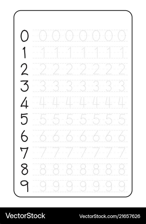 Number Writing Practice Sheet Free Printable From Porn Sex Picture