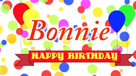 Happy Birthday Bonnie Images Birthday Cards