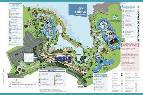 Map Of Hilton Waikoloa Village Resort In Hawaii