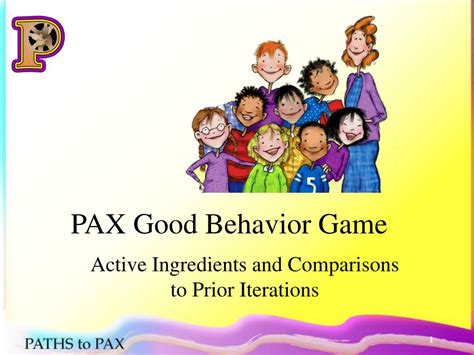 Good Behavior Game Group Contingency Game News Update 2023