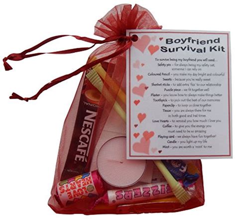 Maybe you would like to learn more about one of these? Boyfriend Survival Kit Gift (Great novelty present for ...