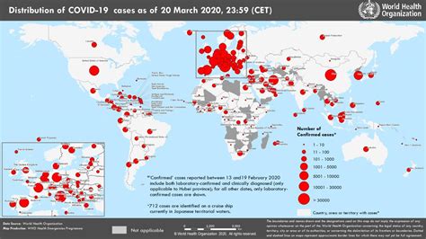 Covid 19 World Map 266073 Confirmed Cases 179 Countries 11184 Deaths