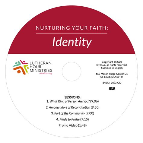 Identity - DVD (Nurturing Your Faith) Bible Study with Discussion Guide