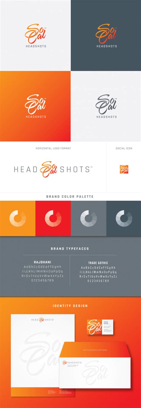 Branding And Logo Design Socal Headshots Logo Design Presentation Logo