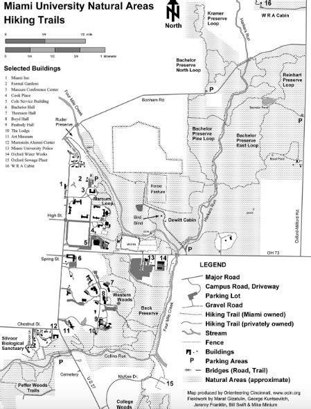 Hueston Woods State Park Campground Map Hueston Woods State Park