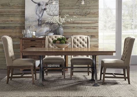 Maybe you would like to learn more about one of these? Arlington House Dining Table 5Pc Set 411-DR in Brown by ...