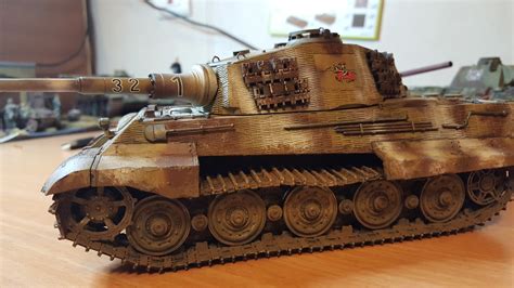 Panzermaquettes Tigre Ii Du Schwere Panzer Abteilung 505