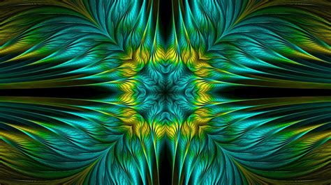 Patterns Fractal Green Hd Abstract Wallpapers Hd Wallpapers Id 58553