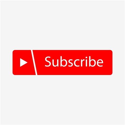 Youtube Red Subscribe Button With Round Corners Png