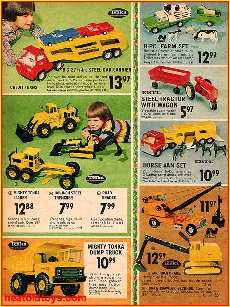 Vintage 1977 Otasco Christmas Catalog Tonka Toys Advertisement Tonka