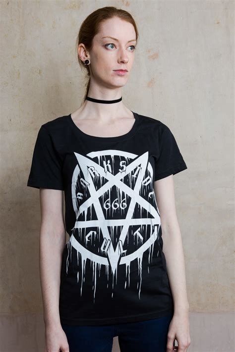 Pentagram Cult 666 T Shirt