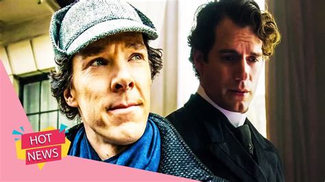 Cavill S Sherlock Holmes Continues A Running Cumberbatch Sherlock Gag