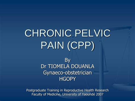 Pdf Chronic Pelvic Paincpp Gfmerch · The Importance Of Acute