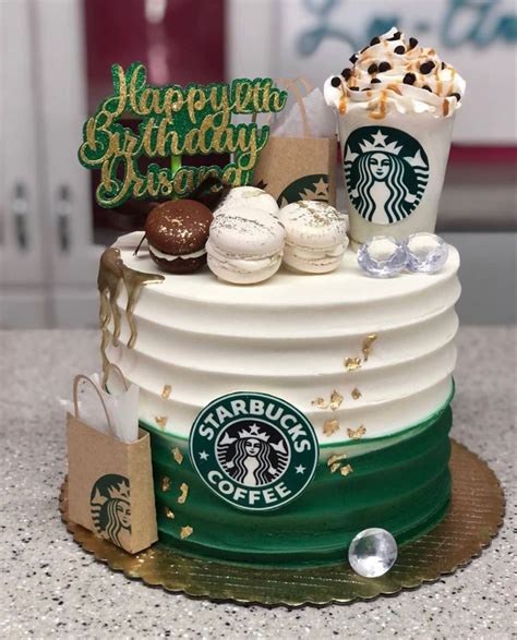 How To Make Starbucks Themed Birthday Cake Artofit