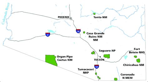 Map Of Southern Arizona Gadgets 2018