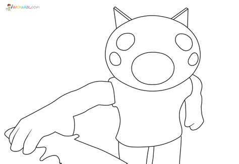 Roblox Piggy Coloring Pages Pony