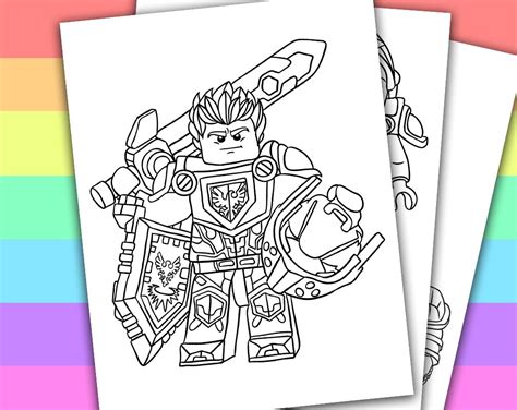 We have 29 coloring pages of all of our favorite nexo knight characters. DIGITAL - INSTANT DOWNLOAD PRINTABLE COLORING PAGE This ...