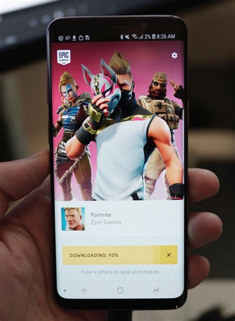 Fortnite Android Galaxy S9