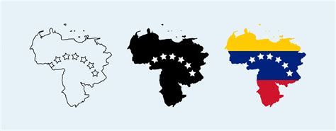 Venezuela Map Free Vector Art Frebers