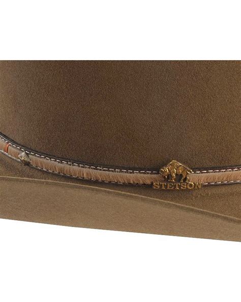 Stetson Mens Powder River 4x Buffalo Felt Cowboy Hat Sbpwrv 754023