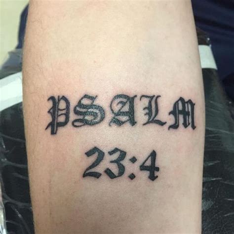 20 Meaningful Bible Verse Psalm 234 Tattoo And Design Ideas