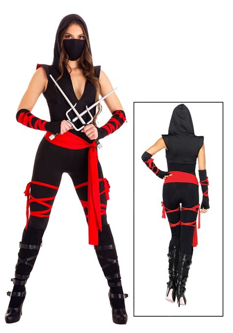 Try making this ninja cost. Sexy Deadly Ninja Costume