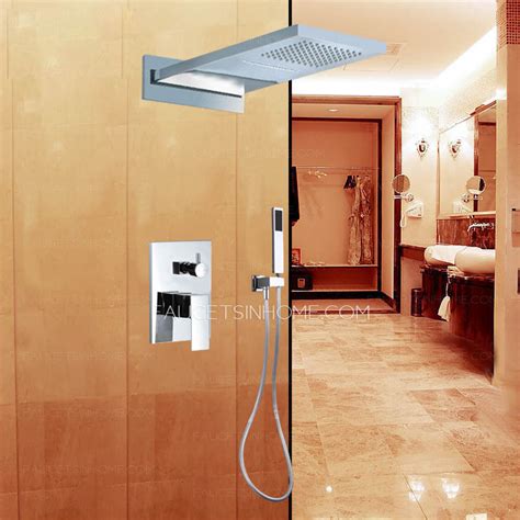 high  concealed wall mount shower screen system