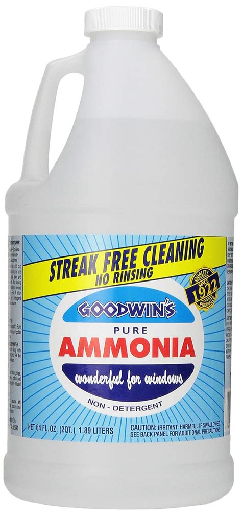 Goodwins Pure Ammonia 64 Oz Health And Household
