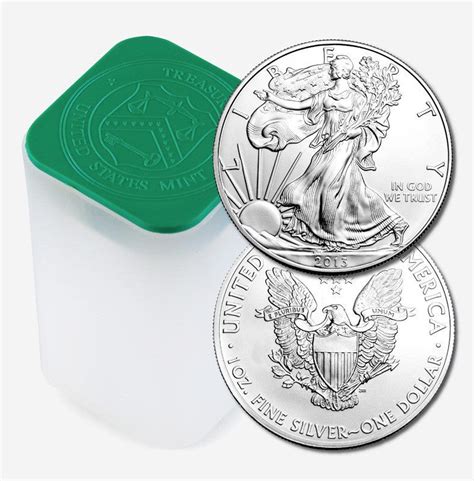 2013 American Silver Eagles Original Mint Rolls Of 20 Coins