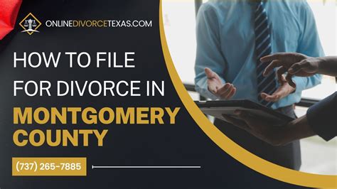 How To File For Divorce In Montgomery County Steps To Start