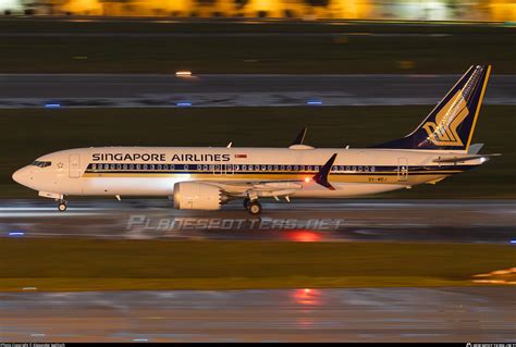 9v Mbj Singapore Airlines Boeing 737 8 Max Photo By Alexander Jeglitsch