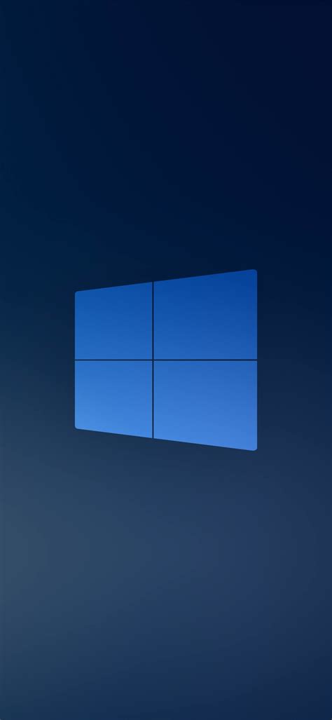 2160x4680 Windows 10x Blue Logo 2160x4680 Resolution Wallpaper Hd Hi
