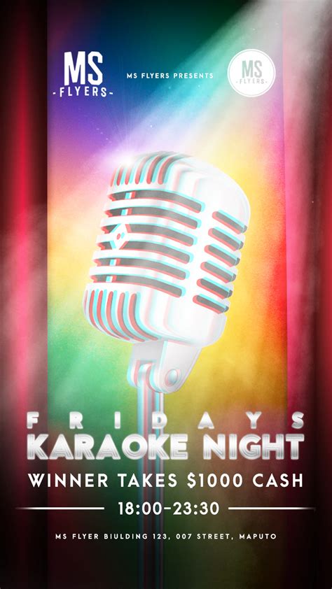 Fridays Karaoke Night Corporate Identity Template