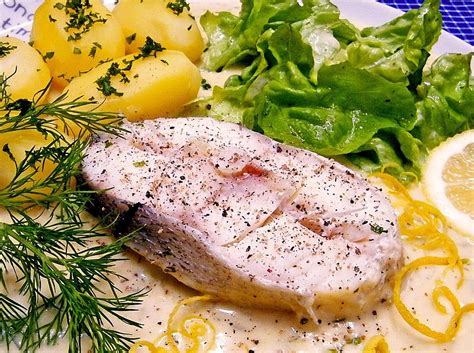 Kochfisch in Senfsoße von garten-gerd Chefkoch Rezept