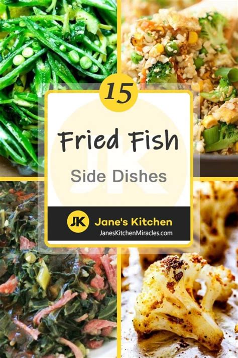 You often find other types of dishes such as fries and starters of mozzarella and meats. What to Serve with Fried Fish: 15 Sides for Every Style - Jane's Kitchen Miracles | Side dishes ...