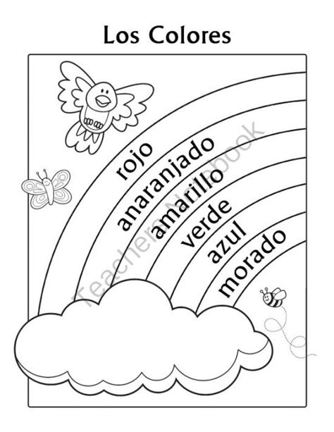 Preschool Spanish Coloring Pages Coloring Pages