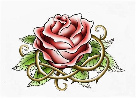 Rose tattoo design reference tattoo design stock. Tattoos Book: +2510 FREE Printable Tattoo Stencils: Rose ...
