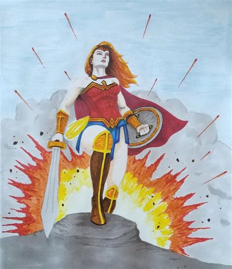 Redhead Wonder Woman Drawings Character Zelda Characters