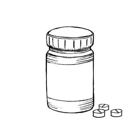 Pills Sketch At Explore Collection Of Pills Sketch