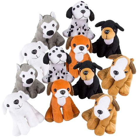 Puppy Dogs Pals Plush Pack Of 12 55 Inches Tall Assorted Stuffed