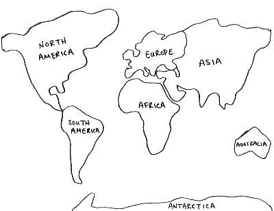 7 Continents Coloring Page at GetDrawings | Free download