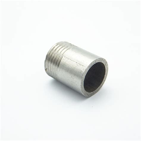 1 Bsp Single Male Thread 304 Stainless Steel Nipple Threaded Pipe