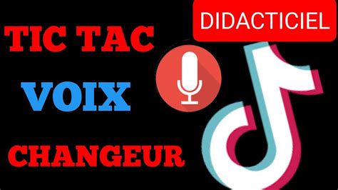 CHANGEUR DE VOIX TIKTOK Comment Utiliser Le Filtre Vocal Tiktok