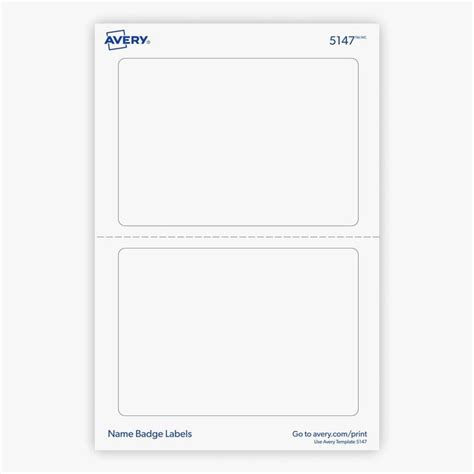 2x4 Label Template